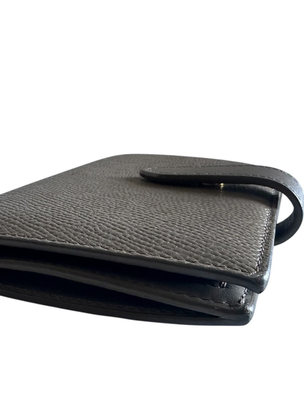 Celine Medium Strap Wallet Pebble Grained Calfskin Leather Wallet  Box Dust Bag - Picture 8 of 13